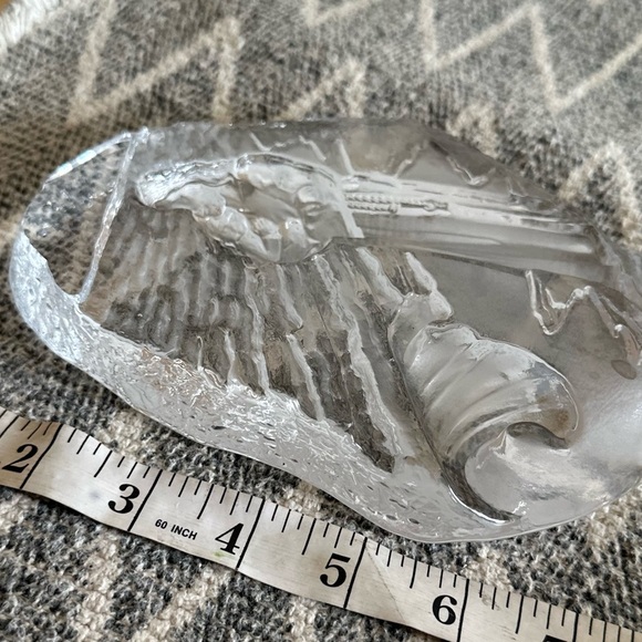 RARE Lenox Handcrafted Christian Religious “Footprints in Crystal, Inspirational - Picture 12 of 12